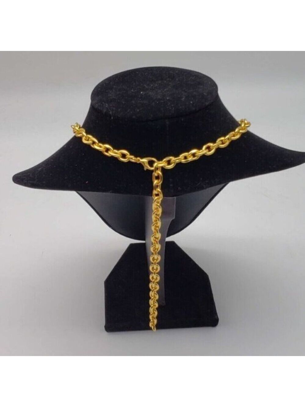 Authentic Louis Vuitton Lock & Key with Unbranded Gold Plated Chain Necklace - Picture 4 of 8